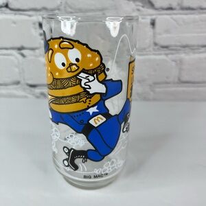 Vintage 1977 McDonald's Action Series "Big Mac"‎ 5.5" Drinking Glass Tumbler